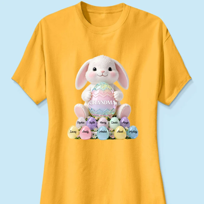Bunny Grandma Easter - Personalized Shirt - Easter Gift for Grandma - Image 40