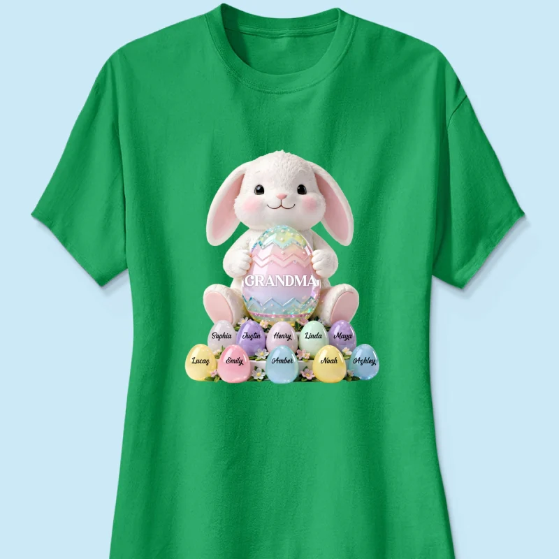 Bunny Grandma Easter - Personalized Shirt - Easter Gift for Grandma - Image 41