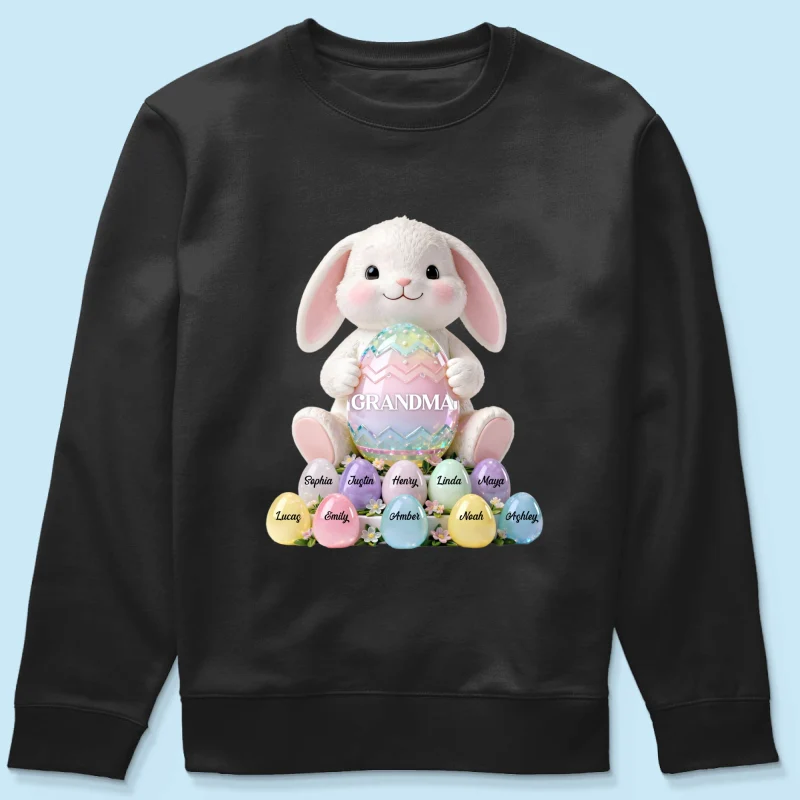 Bunny Grandma Easter - Personalized Shirt - Easter Gift for Grandma - Image 42