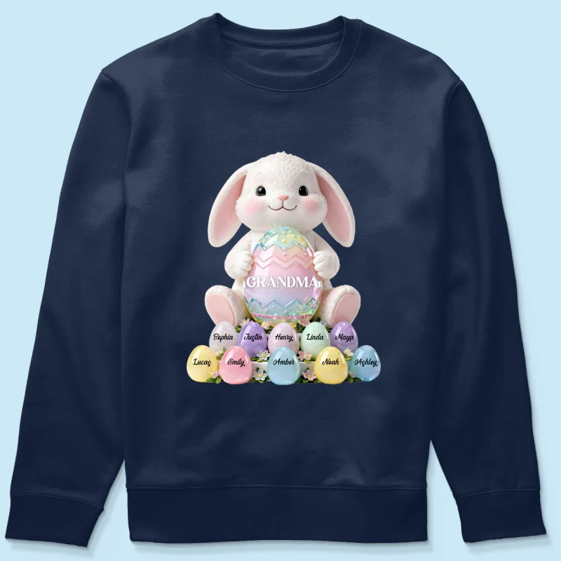 Bunny Grandma Easter - Personalized Shirt - Easter Gift for Grandma - Image 43