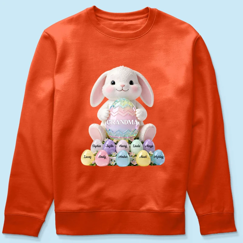 Bunny Grandma Easter - Personalized Shirt - Easter Gift for Grandma - Image 48