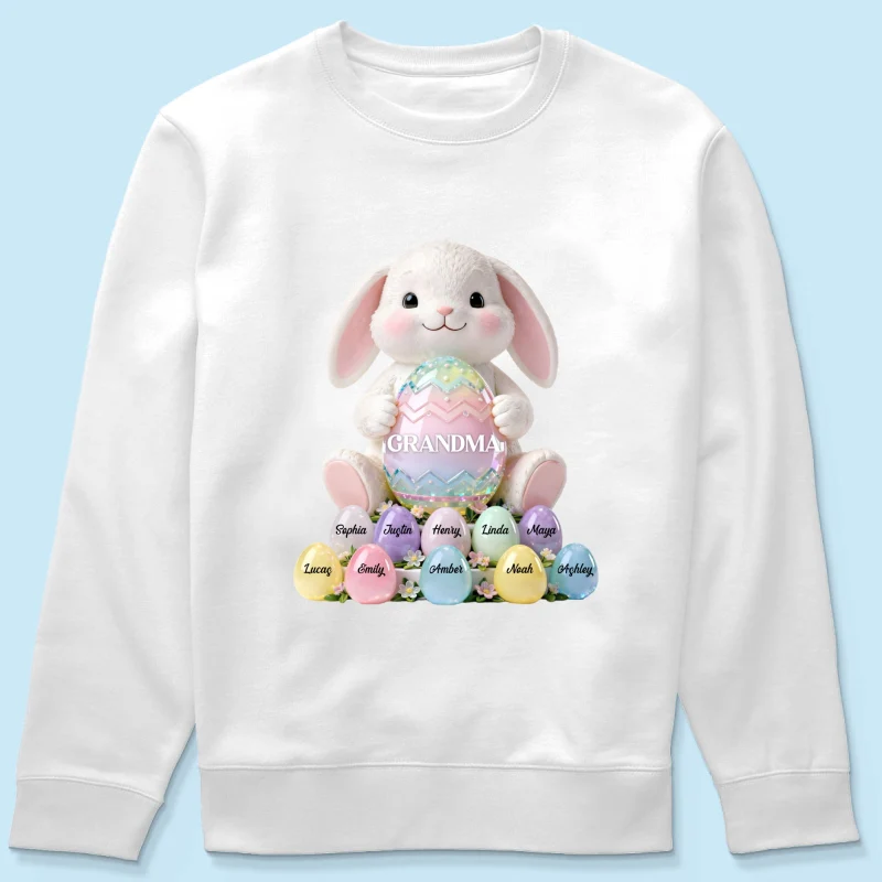 Bunny Grandma Easter - Personalized Shirt - Easter Gift for Grandma - Image 49
