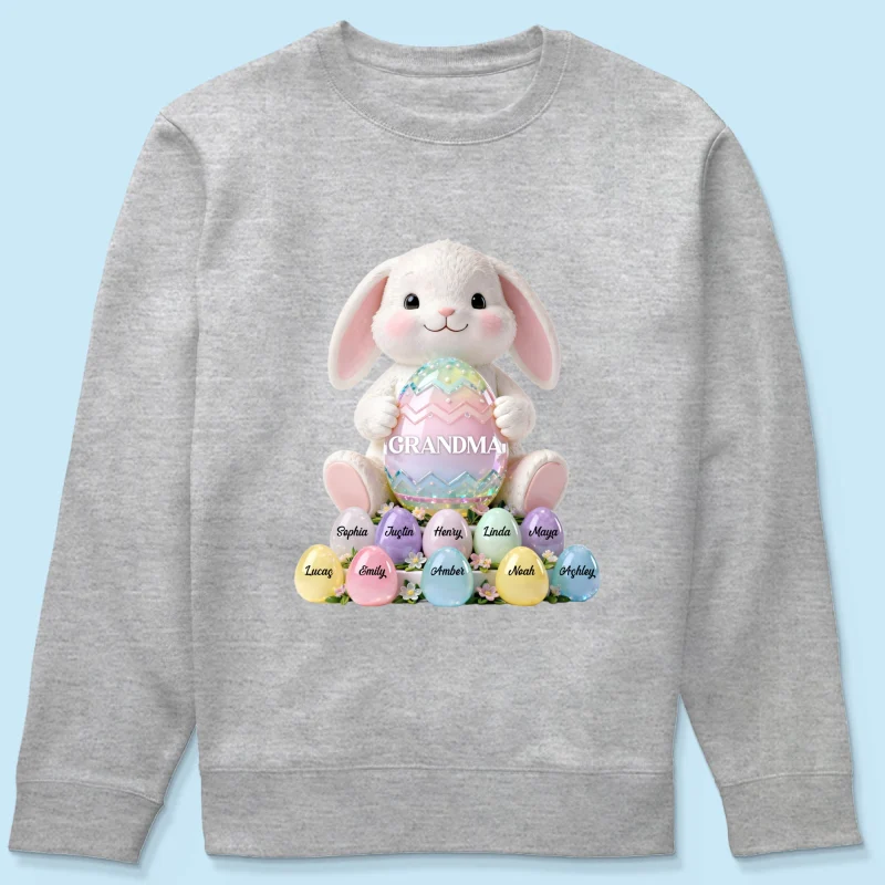 Bunny Grandma Easter - Personalized Shirt - Easter Gift for Grandma - Image 50
