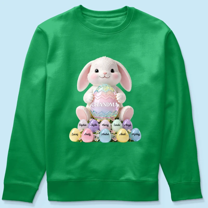Bunny Grandma Easter - Personalized Shirt - Easter Gift for Grandma - Image 53