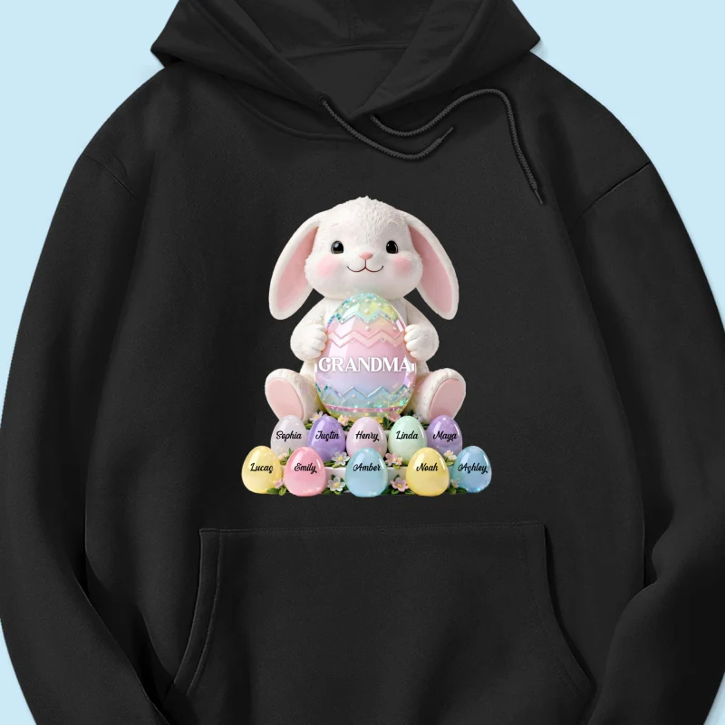 Bunny Grandma Easter - Personalized Shirt - Easter Gift for Grandma - Image 56