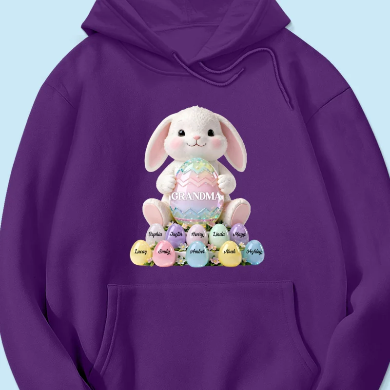 Bunny Grandma Easter - Personalized Shirt - Easter Gift for Grandma - Image 59