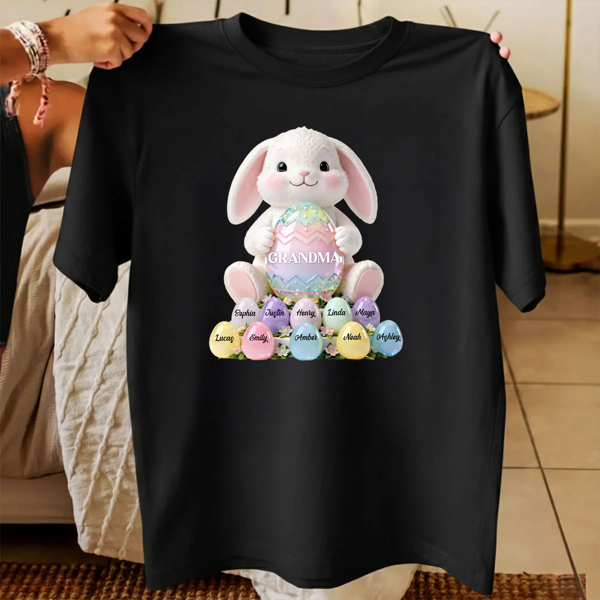 Bunny Grandma Easter - Personalized Shirt - Easter Gift for Grandma - Image 6