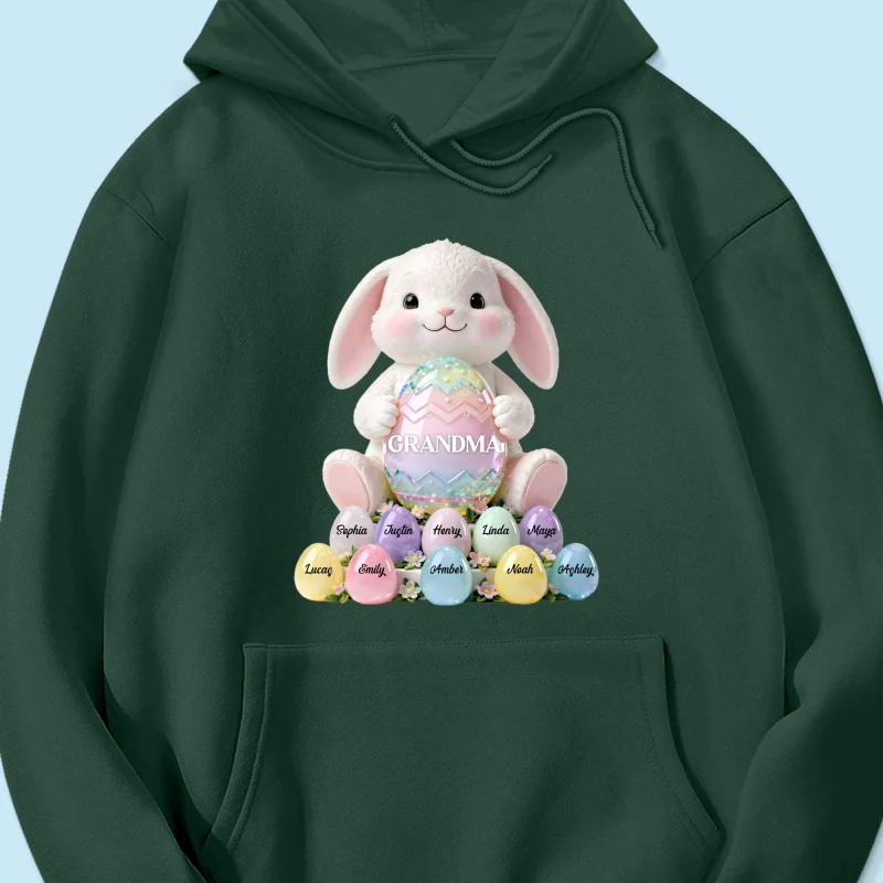 Bunny Grandma Easter - Personalized Shirt - Easter Gift for Grandma - Image 60