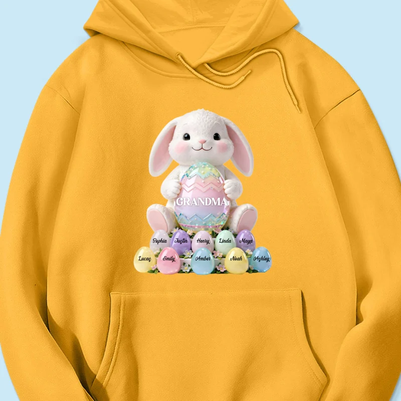 Bunny Grandma Easter - Personalized Shirt - Easter Gift for Grandma - Image 68