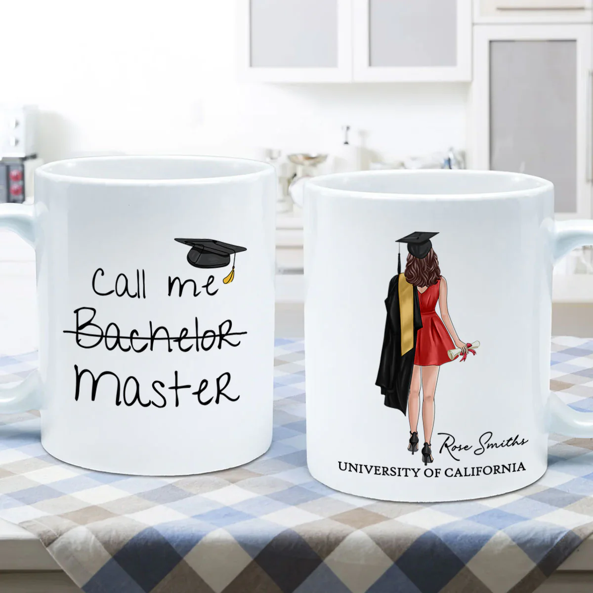 Call Me Master Bachelor Graduation Gift Personalized Mug - Image 5