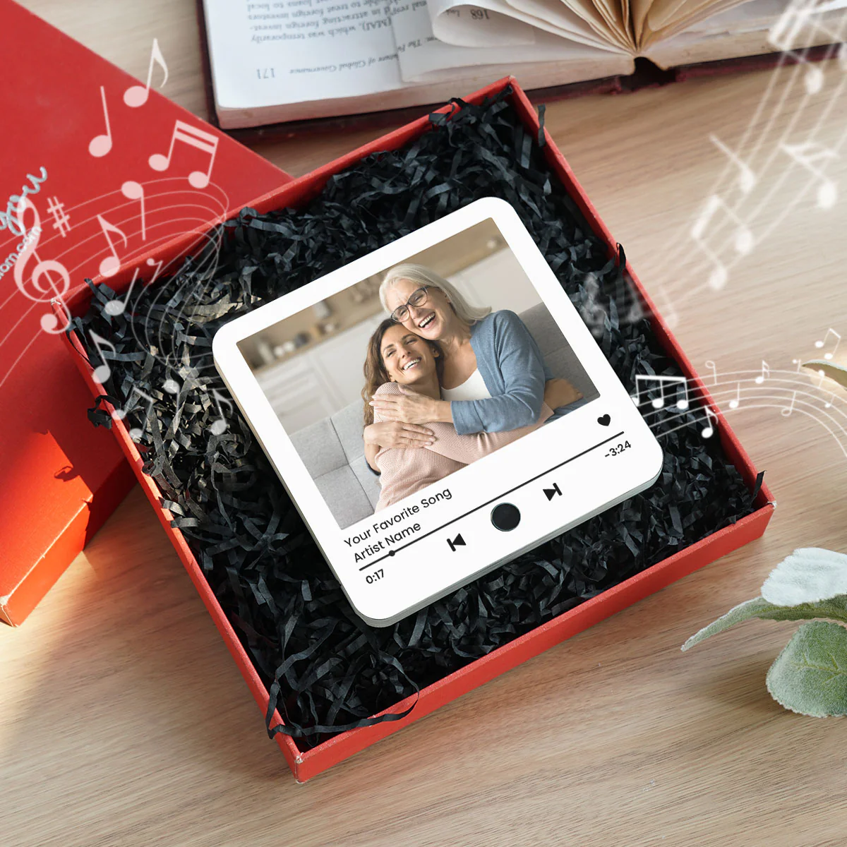 Capturing Mother Daughter Moments Favorite Song Personalized Music Fridge Magnet, Perfect Gift, Music Gift For Mom, Gift From Daughter - Image 3