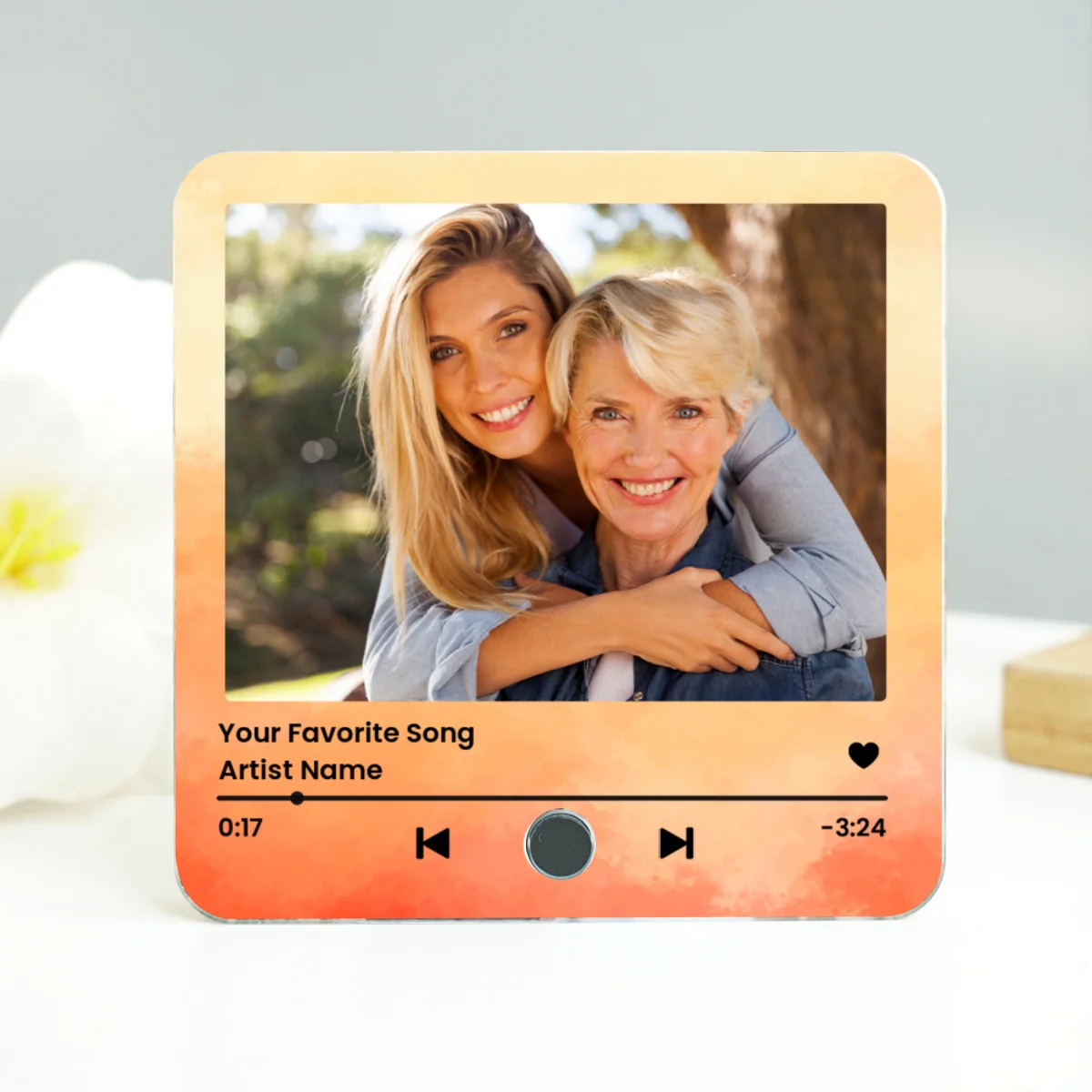 Capturing Mother Daughter Moments Favorite Song Personalized Music Fridge Magnet, Perfect Gift, Music Gift For Mom, Gift From Daughter - Image 9