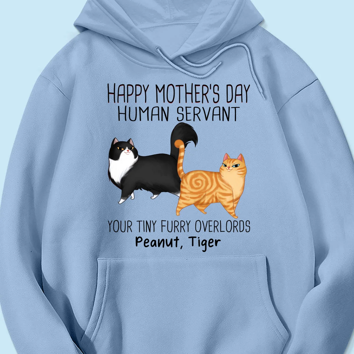 Cartoon Walking Cats Happy Mother‘s Day Cat Human Servant Personalized Shirt - Image 20