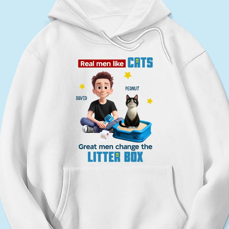 Cat Dad Change The Litter Box Personalized Shirt, Funny Father's Day gift - Image 18