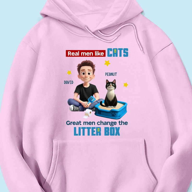 Cat Dad Change The Litter Box Personalized Shirt, Funny Father's Day gift - Image 20