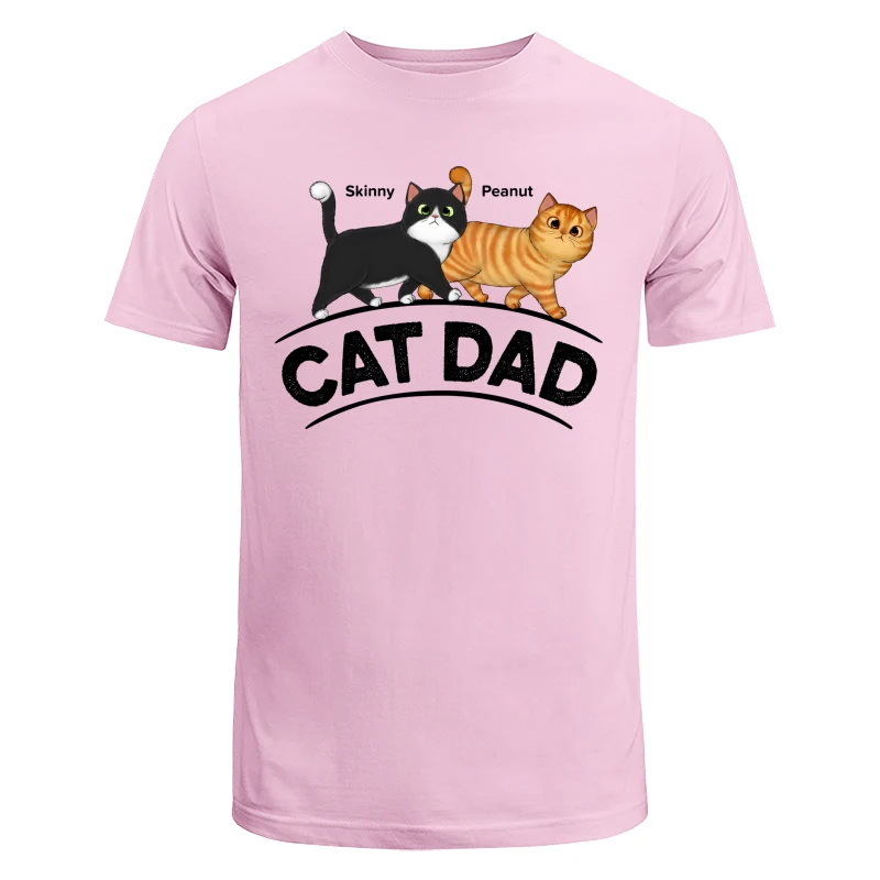 Cat Dad Fluffy Walking Cats Personalized Shirt - Image 7