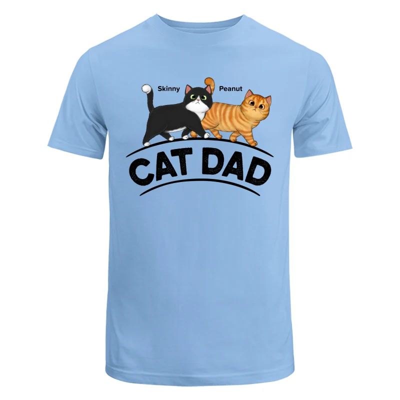 Cat Dad Fluffy Walking Cats Personalized Shirt - Image 8