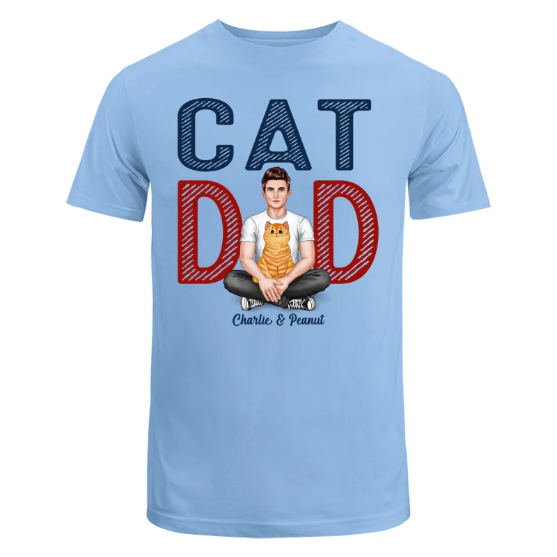 Cat Dad Real Man Fluffy Cat Personalized Shirt - Image 8