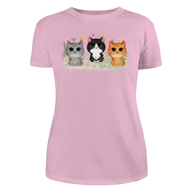 Cat Mom Cat Playing In Flower Bush Gift For Cat Lover Personalized Shirt - Image 11