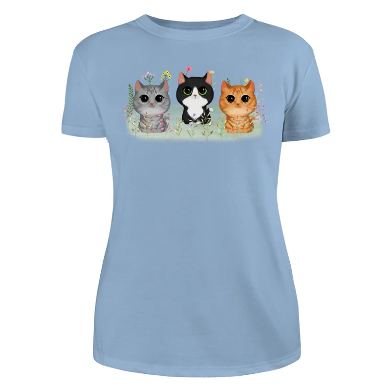 Cat Mom Cat Playing In Flower Bush Gift For Cat Lover Personalized Shirt - Image 12