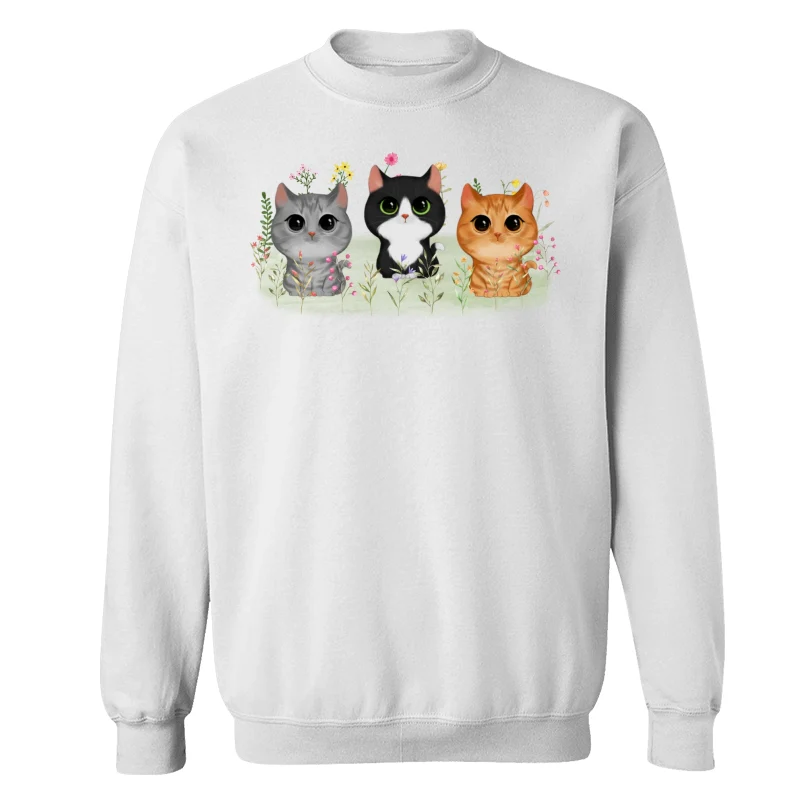 Cat Mom Cat Playing In Flower Bush Gift For Cat Lover Personalized Shirt - Image 17