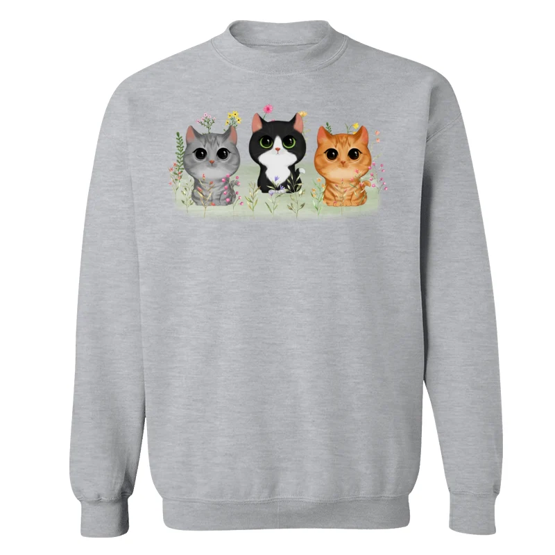 Cat Mom Cat Playing In Flower Bush Gift For Cat Lover Personalized Shirt - Image 18