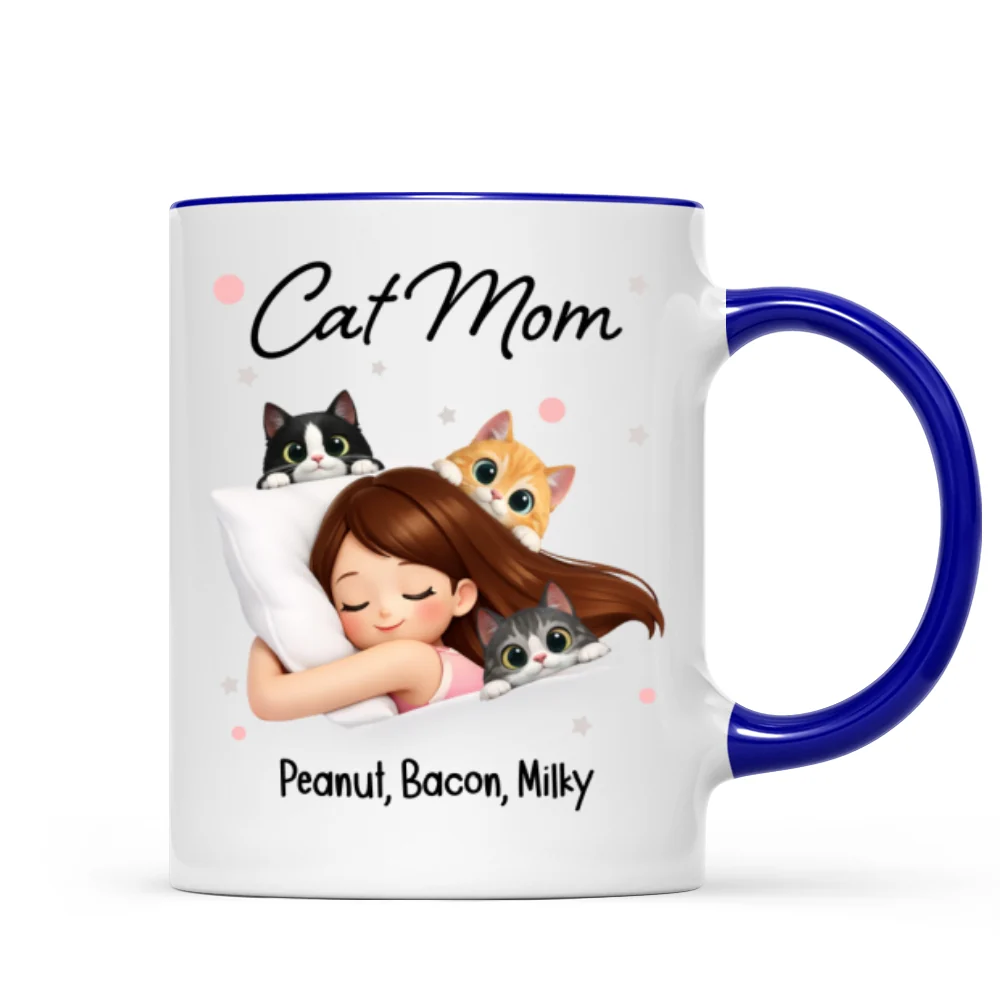 Cat Mom - Personalized Mug - Mother's Day Gift for Wife, Girlfriend, Daughter, Sister - Image 10