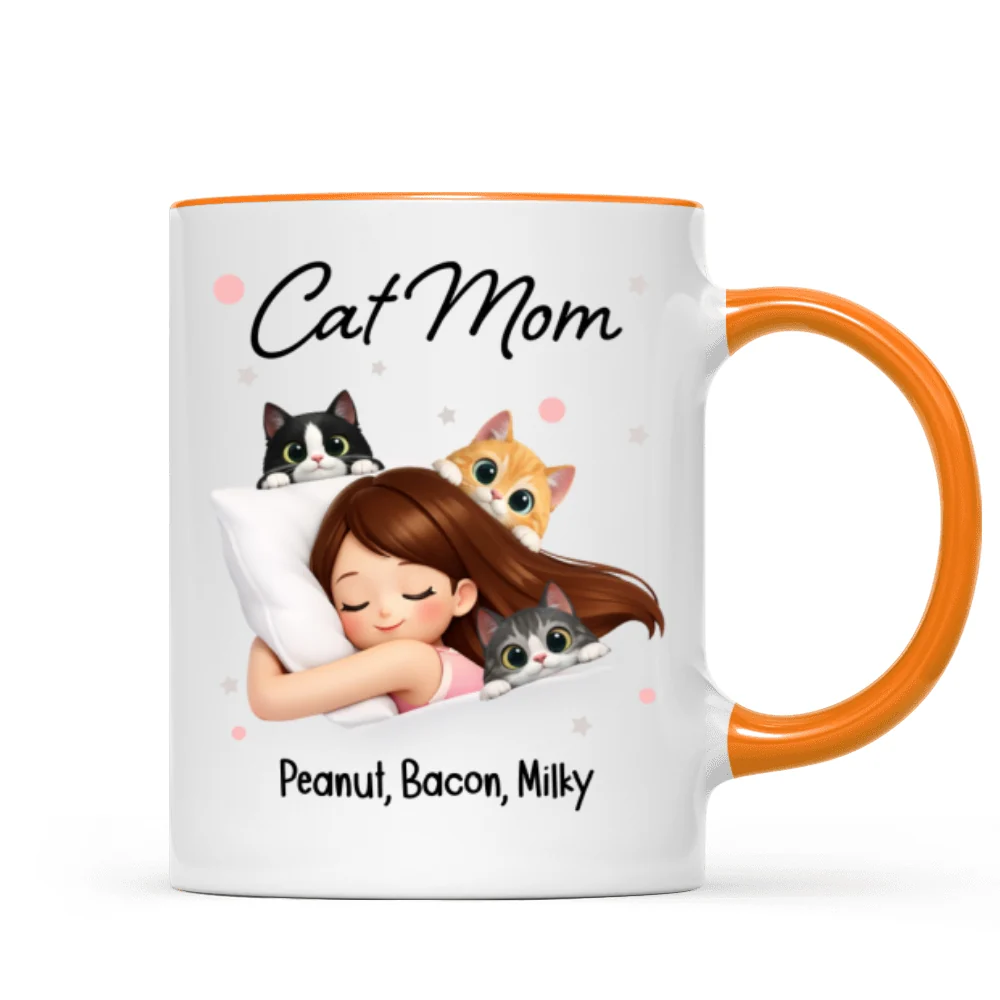 Cat Mom - Personalized Mug - Mother's Day Gift for Wife, Girlfriend, Daughter, Sister - Image 15