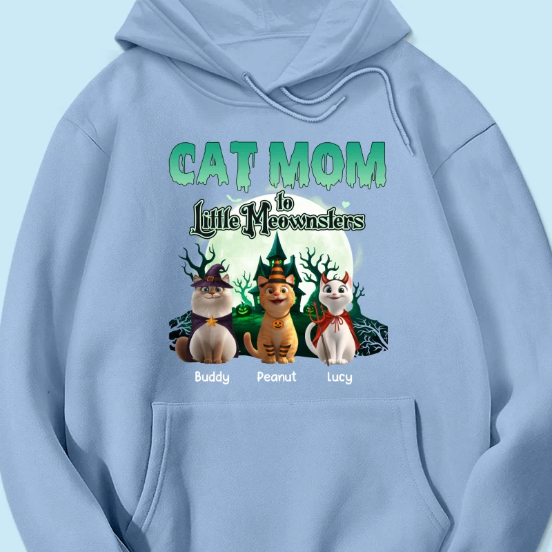 Cat Mom to Little Meownsters Personalized Shirt, Halloween Shirt for Cat Moms - Image 55