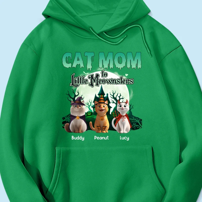 Cat Mom to Little Meownsters Personalized Shirt, Halloween Shirt for Cat Moms - Image 57