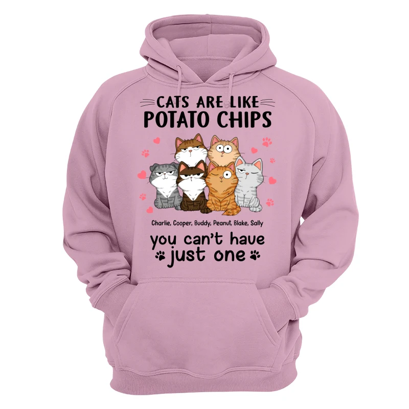 Cats Are Like Potato Chips Personalized Shirt - Image 15