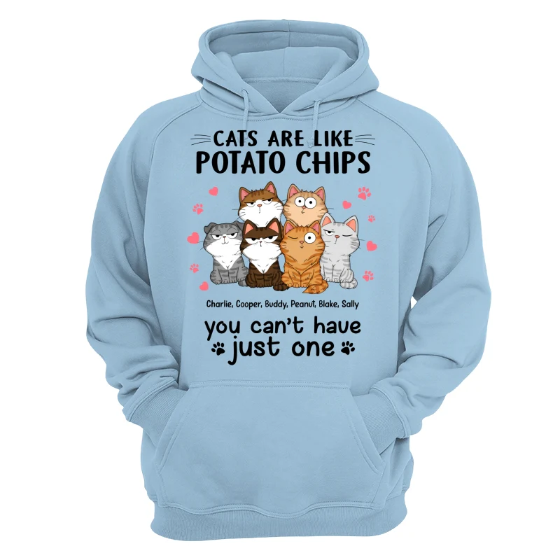 Cats Are Like Potato Chips Personalized Shirt - Image 16