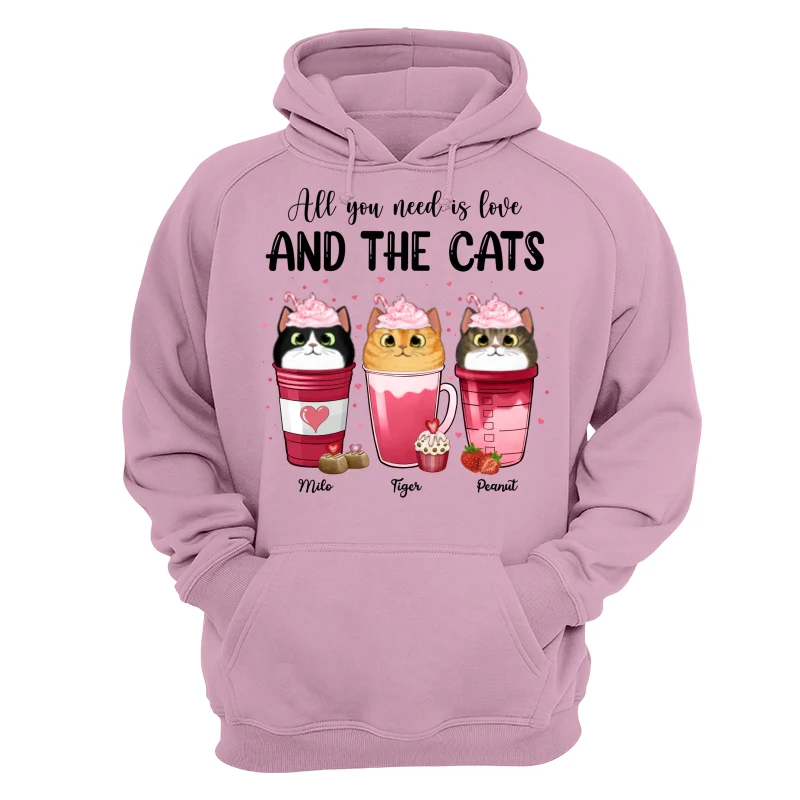 Cats Coffee Cat Mom Personalized Shirt - Image 15