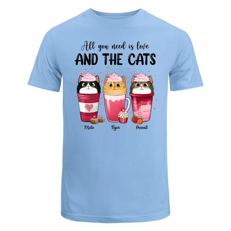 Cats Coffee Cat Mom Personalized Shirt - Image 8