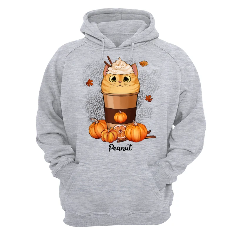 Cats In Pumpkin Spice Latte Fall Season Personalized Shirt - Image 13