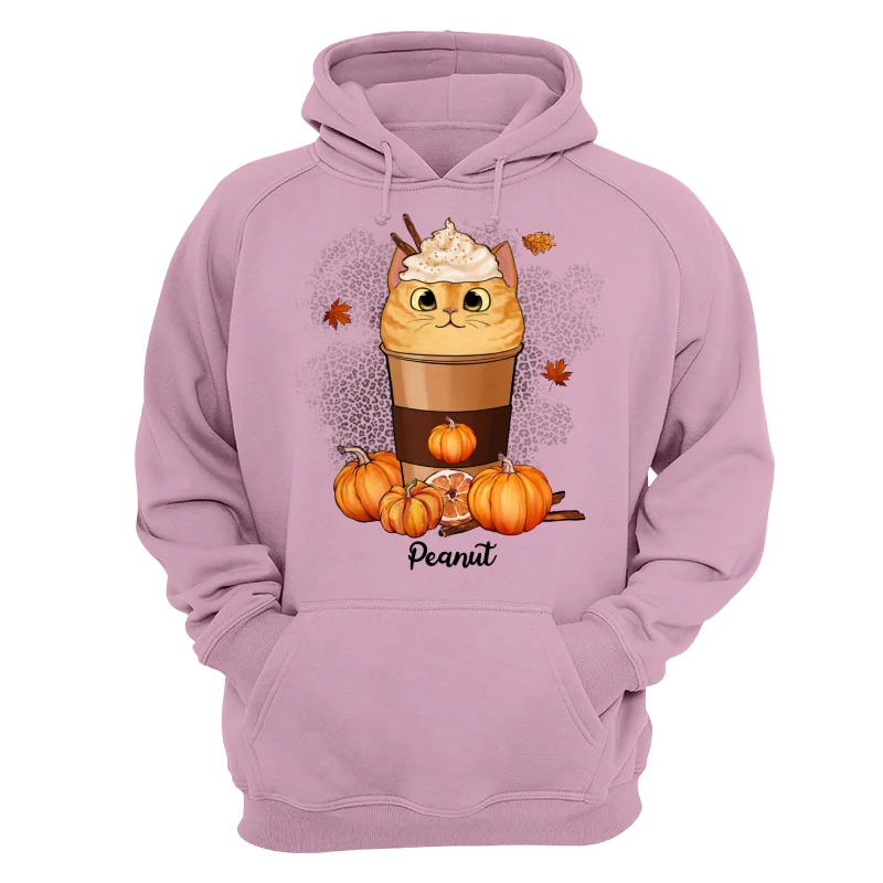 Cats In Pumpkin Spice Latte Fall Season Personalized Shirt - Image 15