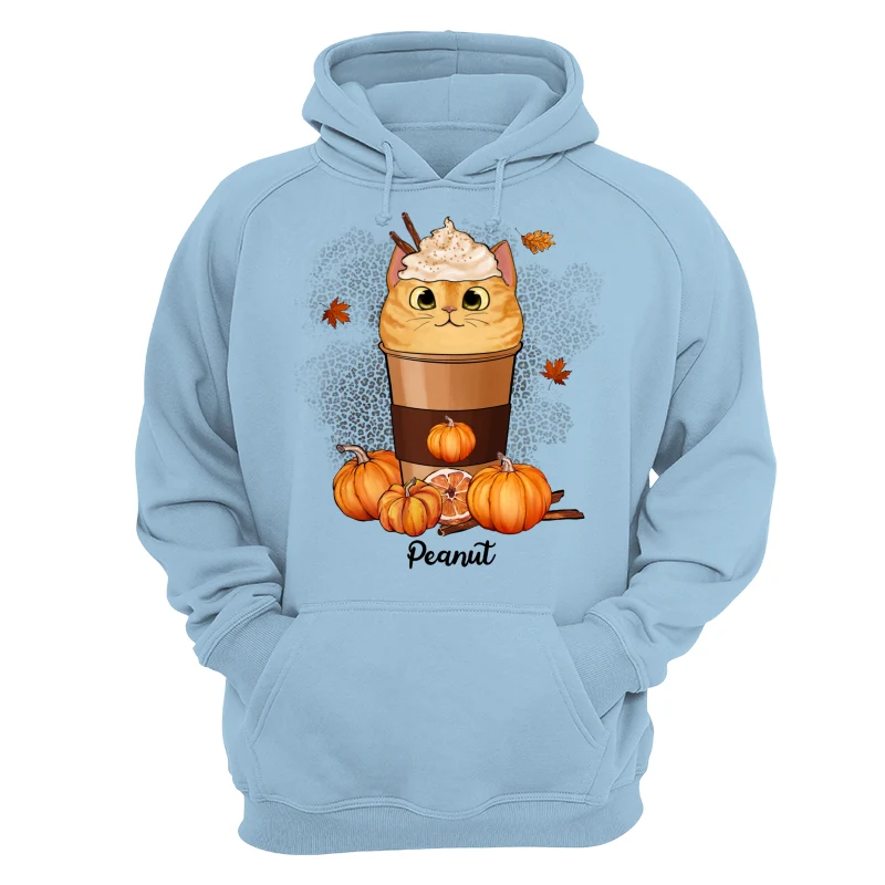 Cats In Pumpkin Spice Latte Fall Season Personalized Shirt - Image 16