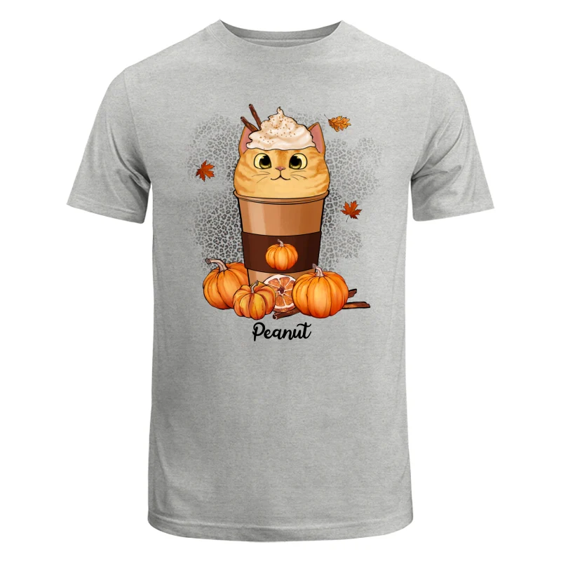 Cats In Pumpkin Spice Latte Fall Season Personalized Shirt - Image 5