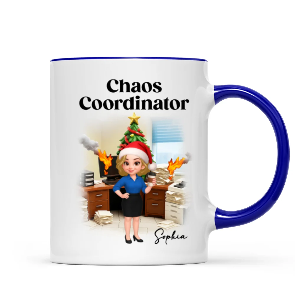 Chaos Coordinator Office Humor - Personalized Mug - Christmas Gift for Coworkers, Husband, Wife, Daughter, Son, Friends - Image 11