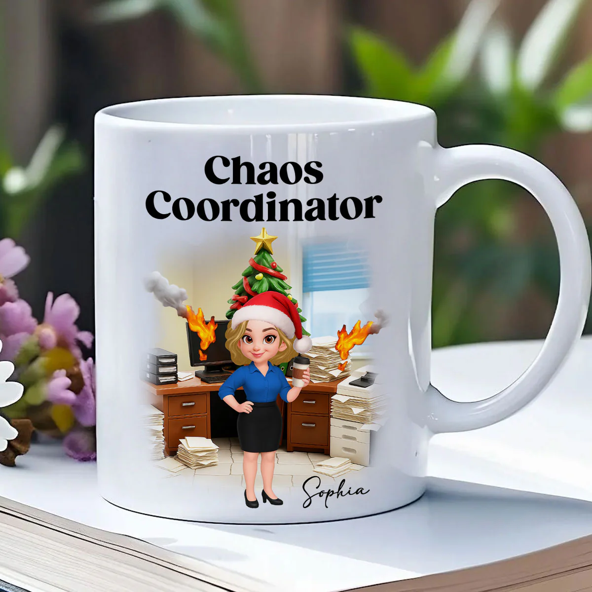 Chaos Coordinator Office Humor - Personalized Mug - Christmas Gift for Coworkers, Husband, Wife, Daughter, Son, Friends - Image 7