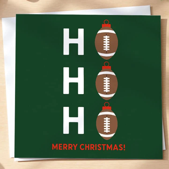Christmas American Football Card - Image 3