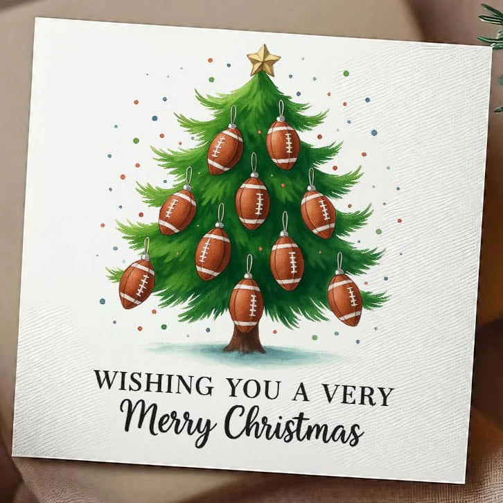 Christmas American Football Card - Image 7