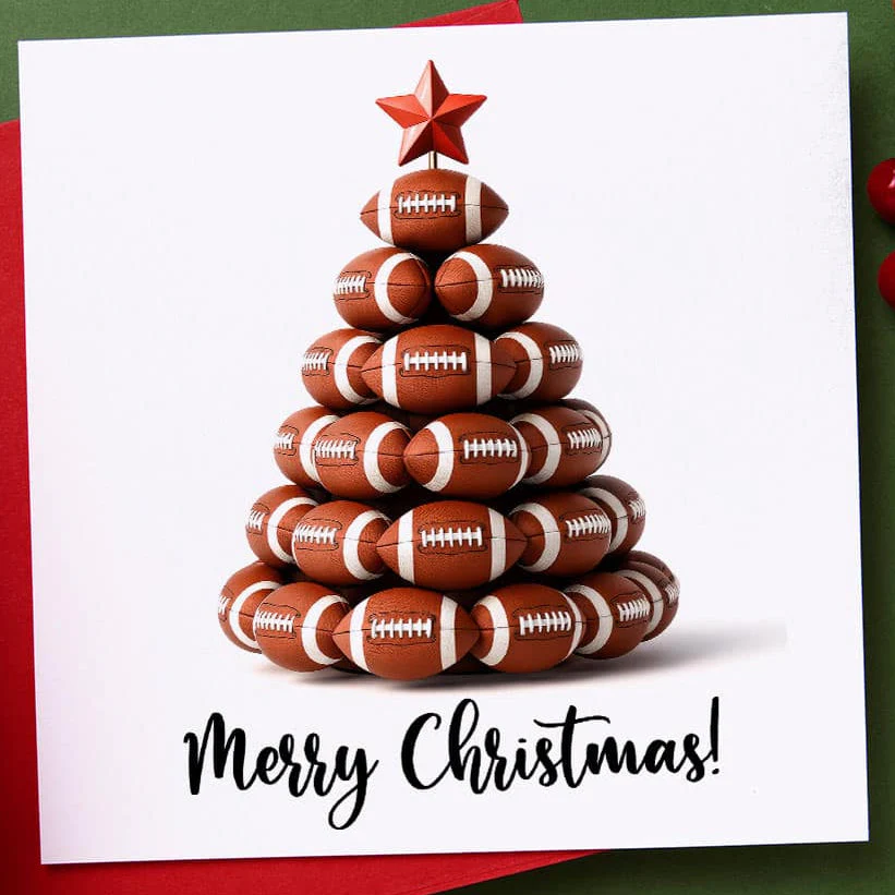Christmas American Football Card - Image 8
