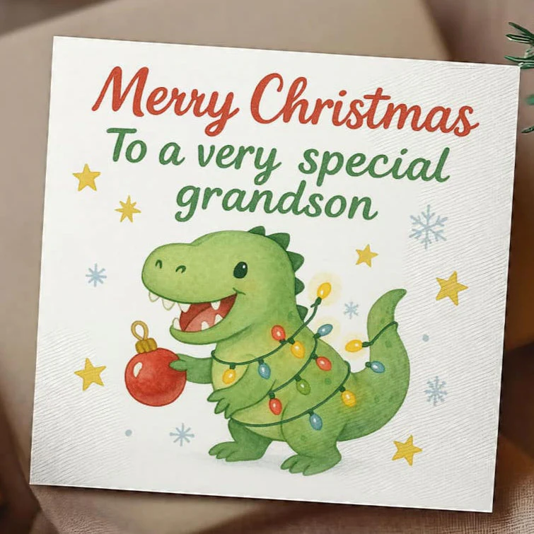 Christmas Cute Greeting Cards For Kid - PW - Image 2
