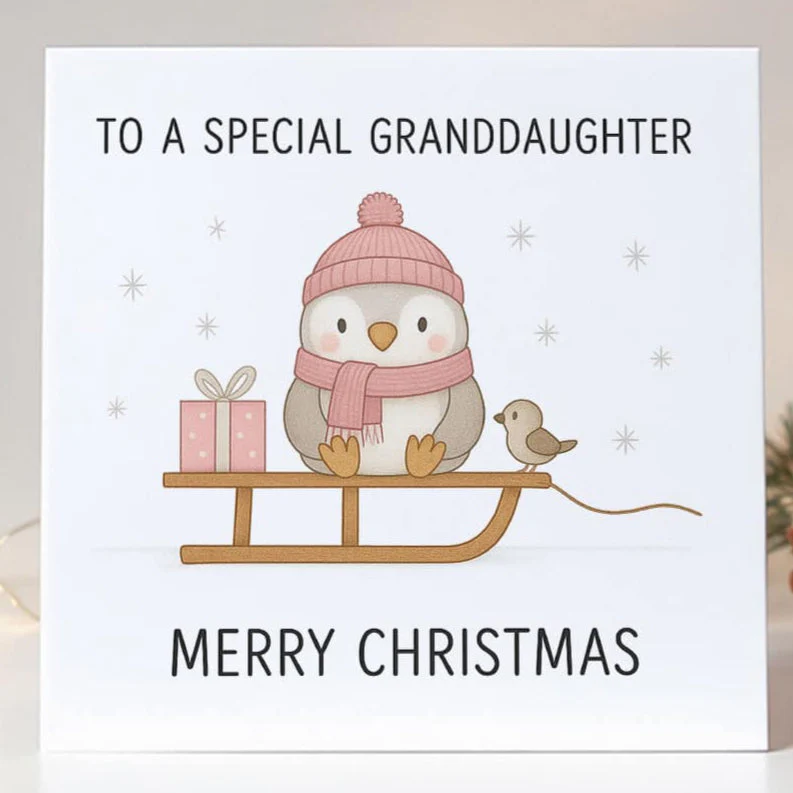 Christmas Greeting Cards For Daughter, Granddaughter - Image 5