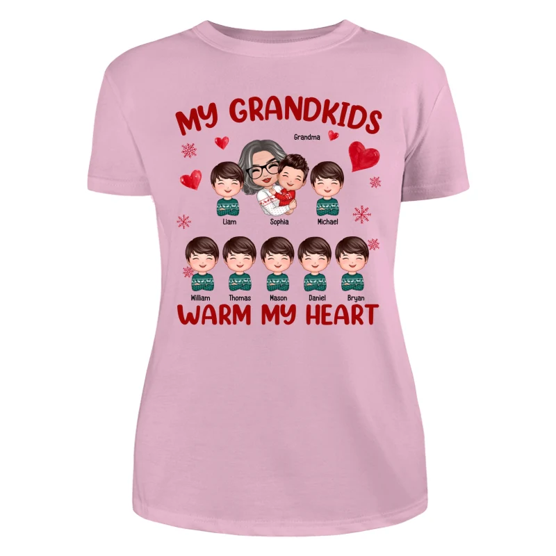 ?Early Christmas Sale 50% Off? Doll Grandma Hugging Kid Personalized Shirt - Image 10