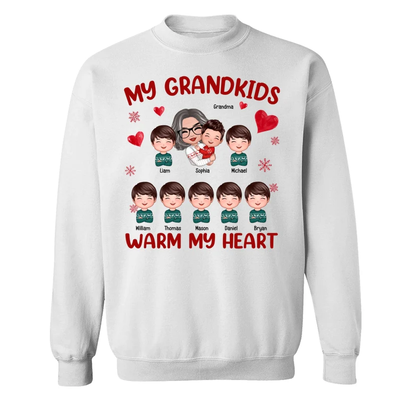 ?Early Christmas Sale 50% Off? Doll Grandma Hugging Kid Personalized Shirt - Image 15