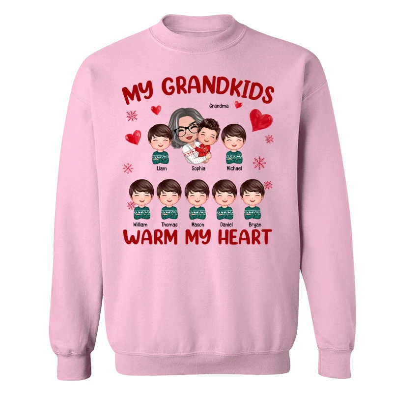 ?Early Christmas Sale 50% Off? Doll Grandma Hugging Kid Personalized Shirt - Image 16