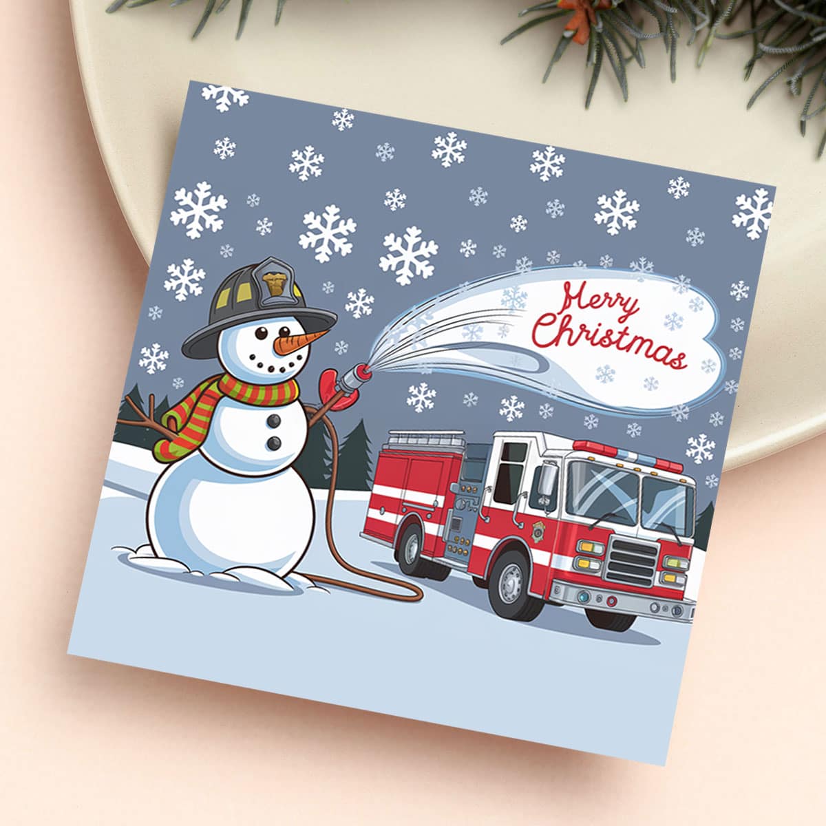 Christmas Firefighter Card Upsell - Image 6