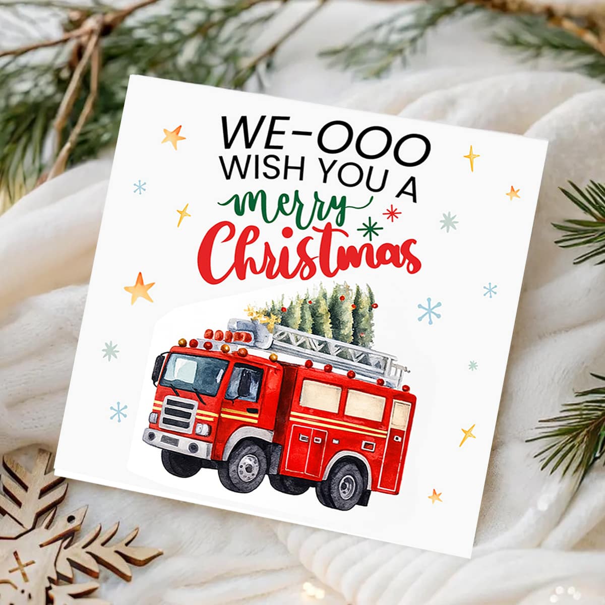 Christmas Firefighter Card Upsell - Image 7